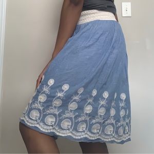 Vintage blue skirt